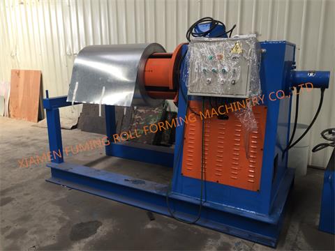 5T*1250液壓放料機帶支撐臂